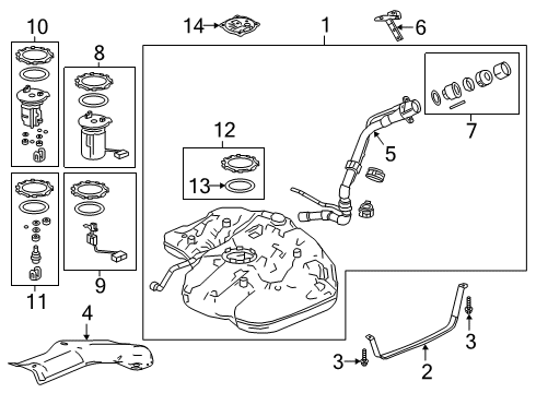 2018 Honda Accord KIT Diagram for 06160-6B2-305