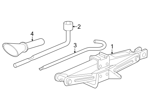 2023 Honda HR-V Jack & Components Diagram