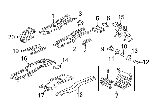 2022 Honda HR-V Parking Brake Diagram 1