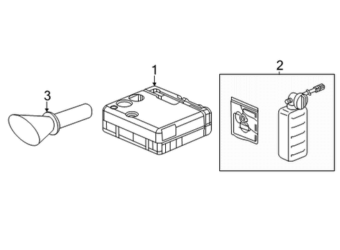 2022 Honda CR-V Jack & Components Diagram 1