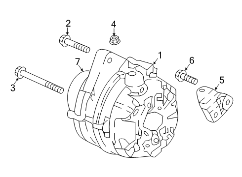 2023 Honda Passport Alternator Diagram