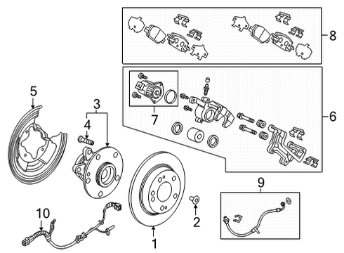 2022 Honda CR-V Hybrid Parking Brake Diagram 4