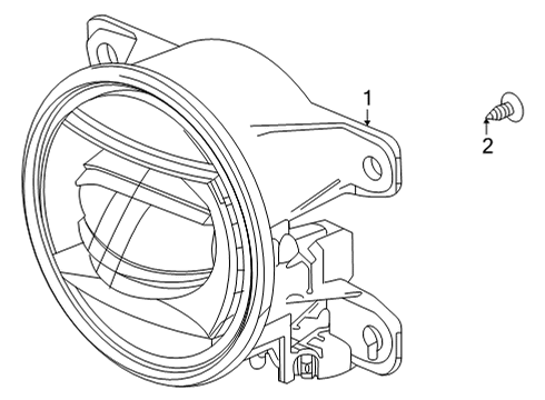 2023 Honda Civic Fog Lamps Diagram 2