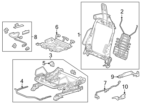 2023 Honda Civic Tracks & Components Diagram 3