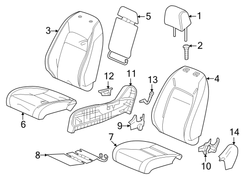 2024 Honda HR-V HEATER, R- FR Diagram for 81134-3W0-C11