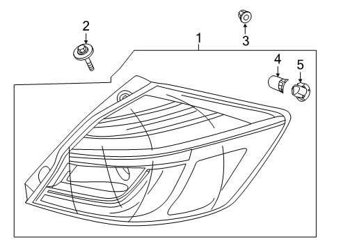 2022 Honda Insight Tail Lamps Diagram