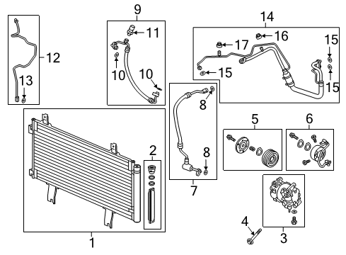 2022 Honda Accord Air Conditioner Diagram 1