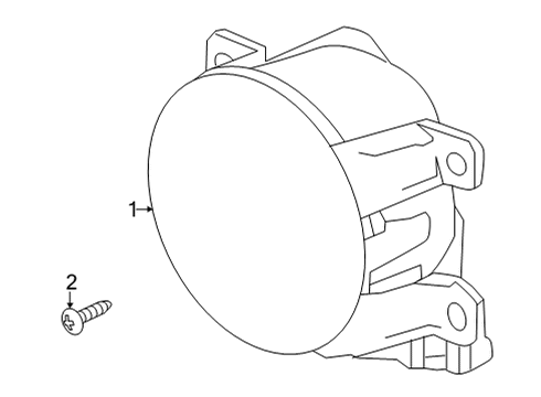 2023 Honda Civic Fog Lamps Diagram 1