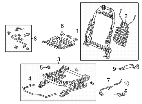 2022 Honda Civic Tracks & Components Diagram 3