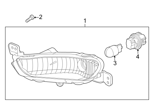 2023 Honda Passport Signal Lamps Diagram