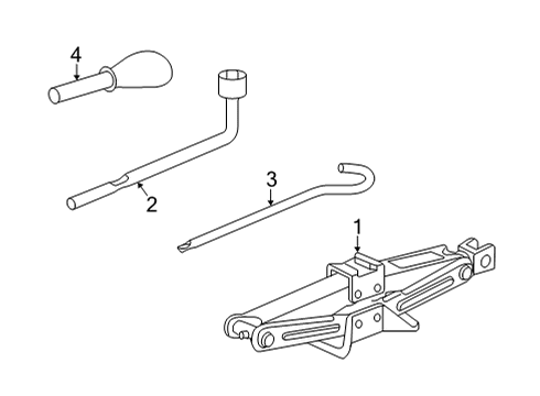 2022 Honda Civic Jack & Components Diagram 2