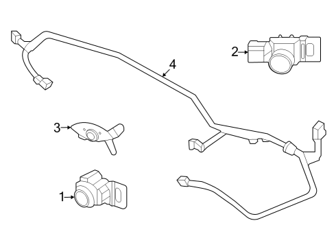 2024 Honda HR-V SENSOR ASSY- *G553P* Diagram for 39680-3V0-A11ZG