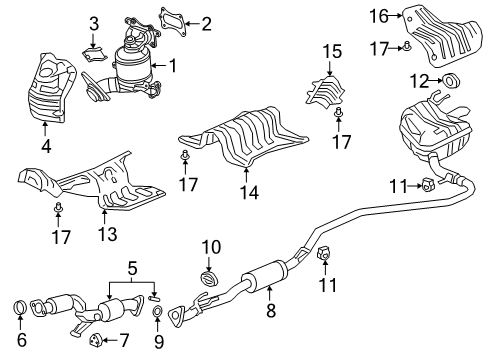 2022 Honda Insight Exhaust Manifold Diagram