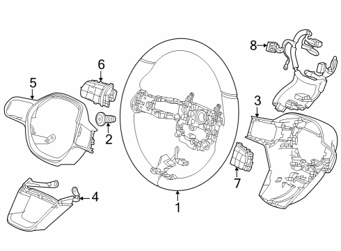 2023 Honda HR-V GRIP *NH900L* Diagram for 78501-3V0-X10ZB