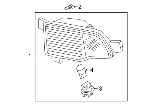 2022 Honda Passport Backup Lamps Diagram