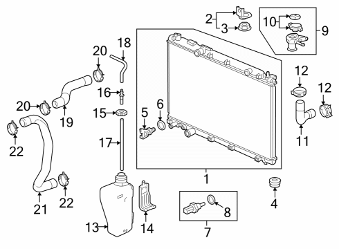 2023 Honda CR-V TANK, RESERVE Diagram for 19101-69F-A00