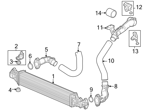 2023 Honda CR-V Hybrid Intercooler Diagram