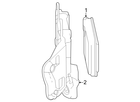 2023 Honda Civic Electrical Components - Rear Bumper Diagram 3