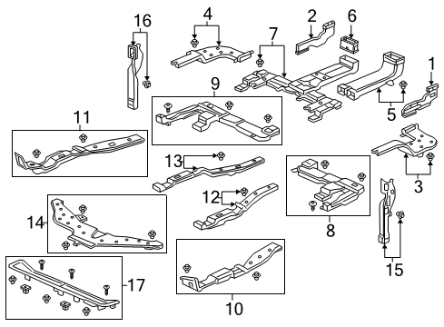 2023 Honda Odyssey Ducts Diagram