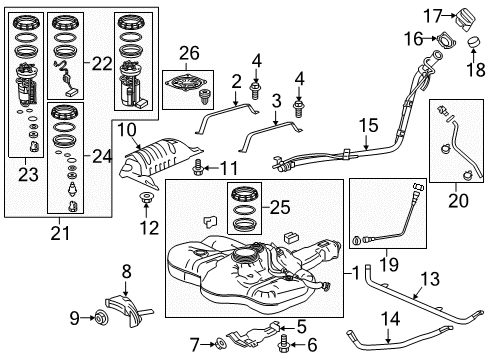 2022 Honda HR-V Senders Diagram 2