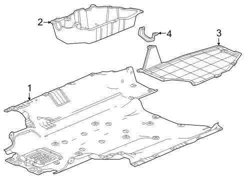 2023 Honda HR-V Lower Shield - Pillars, Rocker & Floor Diagram 2