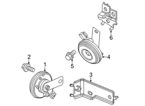 2023 Honda Civic Horn Diagram 2