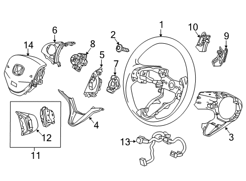 Switch Assy., R. Paddle Shift *NH892L* Diagram for 78560-T7A-J81ZB