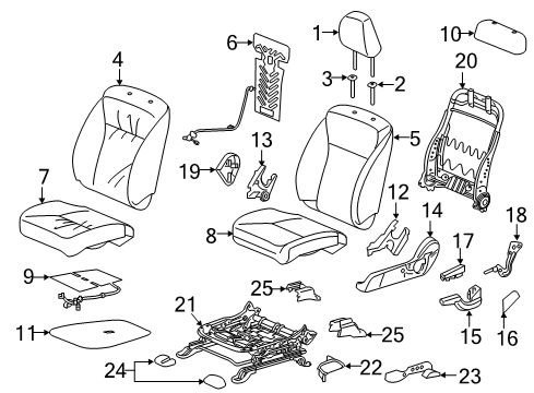 2022 Honda HR-V Heated Seats Diagram 1