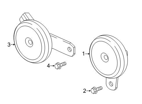 2022 Honda CR-V Horn Diagram