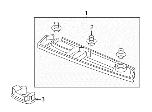 2022 Honda Pilot License Lamps Diagram