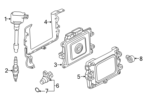 2021 Honda Accord CONT MOD, POWERTRAIN Diagram for 37820-6B2-C56