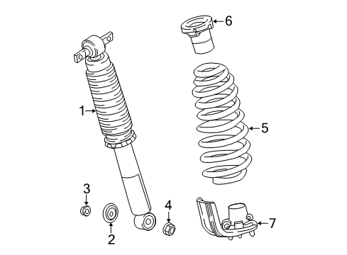 2023 Honda Odyssey Shocks & Components - Rear Diagram