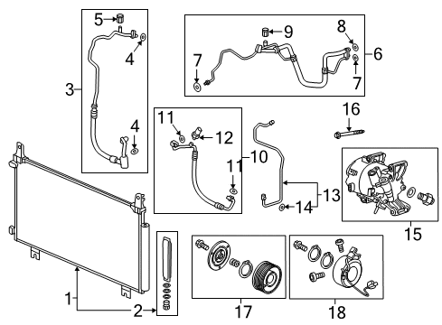 2022 Honda CR-V Hybrid Air Conditioner Diagram 1