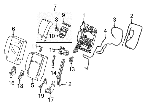 2024 Honda Odyssey Third Row Seats Diagram 3