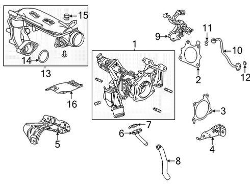 2022 Honda Civic JOINT ASSY Diagram for 36171-64A-A01