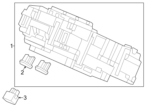 2023 Honda HR-V BOX ASSY-, FUSE Diagram for 38200-3V0-A21