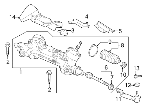 2023 Honda Accord RACK, POWER STEERING Diagram for 53620-30A-A04