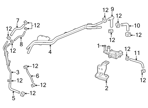 2024 Honda Accord Hybrid Emission Components Diagram 1