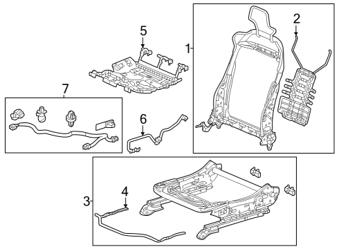 2023 Honda Civic Tracks & Components Diagram 7