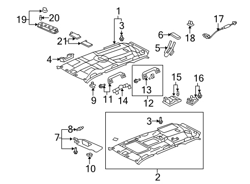 Hanger *YR204L* Diagram for 83244-SDA-A10ZL