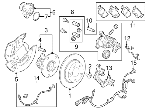 2023 Honda Civic HOSE SET, L- RR Diagram for 01468-T60-A00