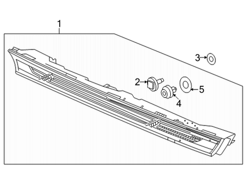 2023 Honda Civic LIGHT, H/M STOP Diagram for 34270-T43-J01