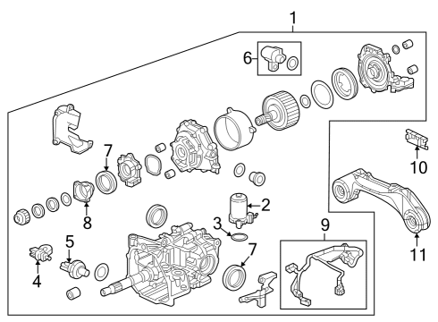 2024 Honda HR-V BOLT, FLANGE (10X29) Diagram for 90382-3W1-000