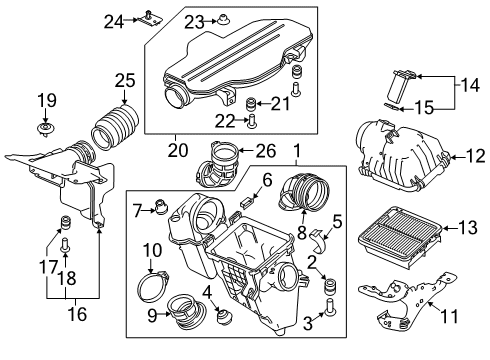 2022 Honda Accord Air Intake Diagram 2