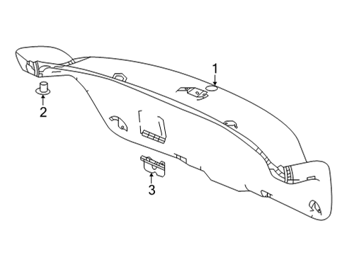 2022 Honda Civic Interior Trim - Trunk Diagram