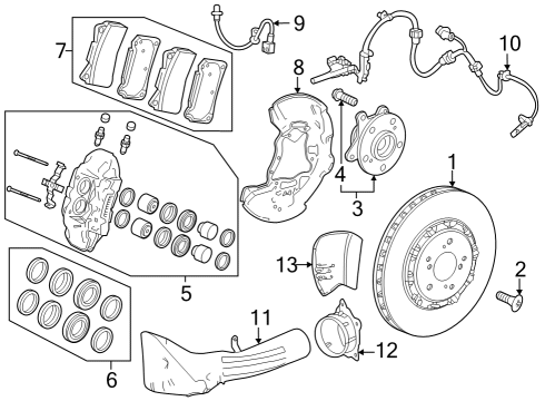 2023 Honda Civic HOSE SET, L- FR Diagram for 01465-T60-A00