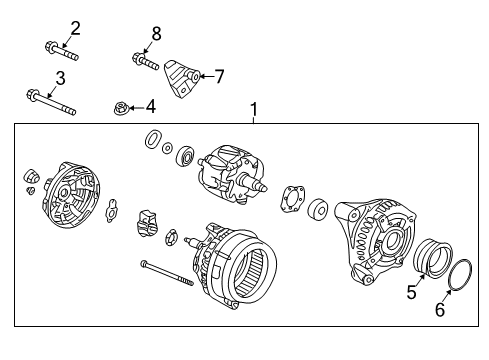 2022 Honda Ridgeline Alternator Diagram