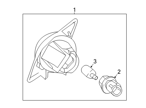 2022 Honda Ridgeline License Lamps Diagram