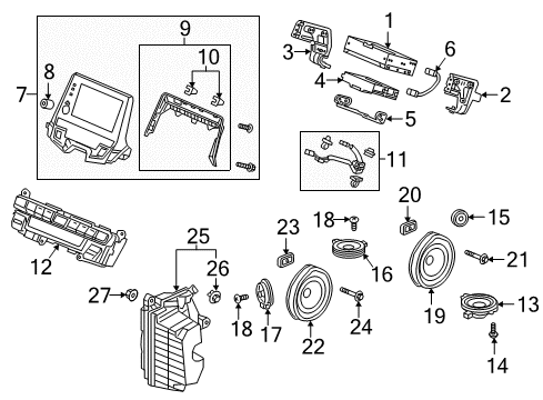 2023 Honda Odyssey Sound System Diagram