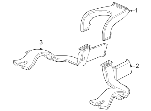 2024 Honda HR-V Ducts Diagram